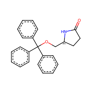 (S)-5-((Trityloxy)methyl)pyrrolidin-2-one