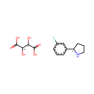(S)-2-(3-Fluorophenyl)pyrrolidine D-Tartrate