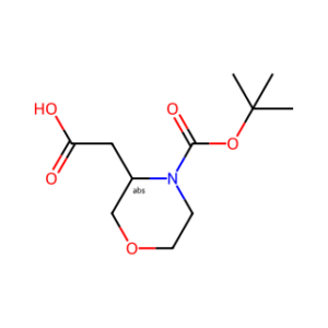 (S)-2-(4-(tert-Butoxycarbonyl)morpholin-3-yl)acetic acid