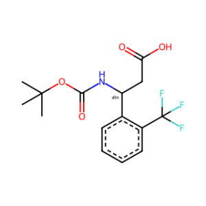 (S)-3-((tert-Butoxycarbonyl)amino)-3-(2-(trifluoromethyl)phenyl)propanoic acid