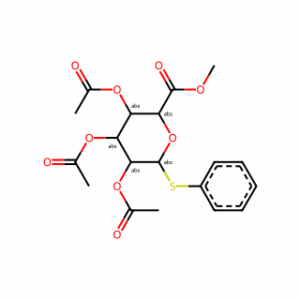(2S,3S,4S,5R,6S)-2-(Methoxycarbonyl)-6-(phenylthio)tetrahydro-2H-pyran-3,4,5-triyl triacetate