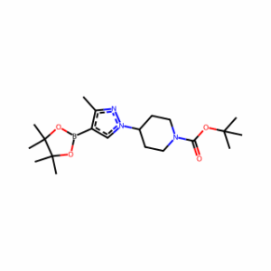 tert-Butyl 4-(3-methyl-4-(4,4,5,5-tetramethyl-1,3,2-dioxaborolan-2-yl)-1H-pyrazol-1-yl)piperidine-1-carboxylate