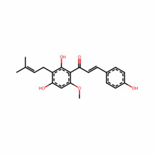 (E)-1-[2,4-dihydroxy-6-methoxy-3-(3-methylbut-2-enyl)phenyl]-3-(4-hydroxyphenyl)prop-2-en-1-one