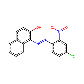 (E)-1-((4-Chloro-2-nitrophenyl)diazenyl)naphthalen-2-ol