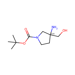 tert-Butyl 3-amino-3-(hydroxymethyl)pyrrolidine-1-carboxylate