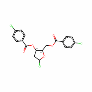 (2R,3S)-5-Chloro-2-(((4-chlorobenzoyl)oxy)methyl)tetrahydrofuran-3-yl 4-chlorobenzoate