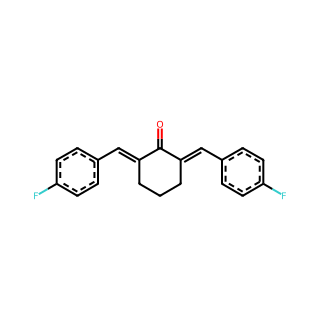 (2E,6E)-2,6-Bis(4-fluorobenzylidene)cyclohexanone