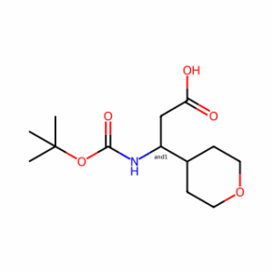β-[[(1,1-Dimethylethoxy)carbonyl]amino]tetrahydro-2H-pyran-4-propanoic acid