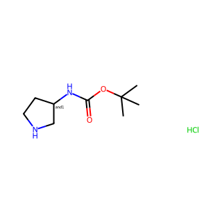 tert-Butyl pyrrolidin-3-ylcarbamate hydrochloride