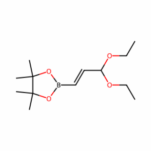 (E)-2-(3,3-DIETHOXYPROP-1-EN-1-YL)-4,4,5,5-TETRAMETHYL-1,3,2-DIOXABOROLANE