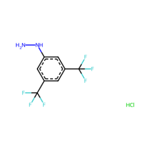 Hydrazine, [3,5-bis(trifluoromethyl)phenyl]-, hydrochloride (1:1)