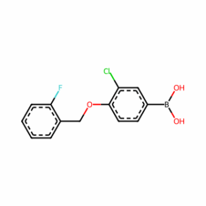 (3-Chloro-4-((2-Fluorobenzyl)Oxy)Phenyl)Boronic Acid