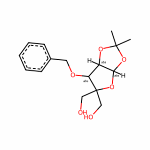 ((3aR,6S,6aR)-6-(Benzyloxy)-2,2-dimethyltetrahydrofuro[2,3-d][1,3]dioxole-5,5-diyl)dimethanol