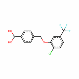 (4-((2-Chloro-5-(trifluoromethyl)phenoxy)methyl)phenyl)boronic acid