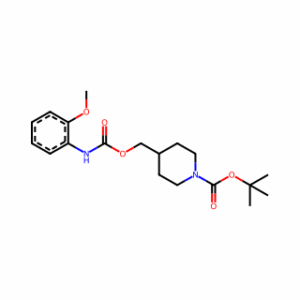 tert-Butyl 4-((((2-methoxyphenyl)carbamoyl)oxy)methyl)piperidine-1-carboxylate