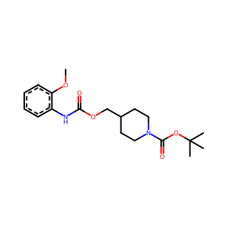 tert-Butyl 4-((((2-methoxyphenyl)carbamoyl)oxy)methyl)piperidine-1-carboxylate