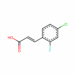 (E)-3-(4-Chloro-2-fluorophenyl)acrylic acid