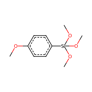 Trimethoxy(4-methoxyphenyl)silane
