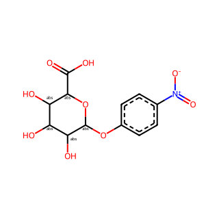 (2S,3S,4S,5R,6R)-3,4,5-Trihydroxy-6-(4-nitrophenoxy)tetrahydro-2H-pyran-2-carboxylic acid