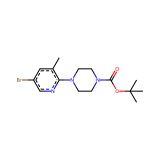 tert-Butyl 4-(5-bromo-3-methylpyridin-2-yl)piperazine-1-carboxylate
