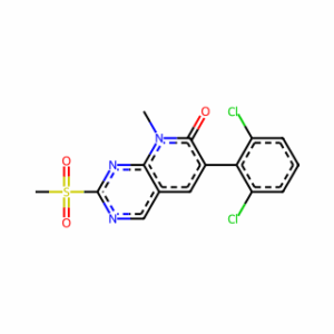 6-(2,6-Dichlorophenyl)-8-methyl-2-methylsulfonyl-8H-pyrido[2,3-d]pyrimidin-7-one