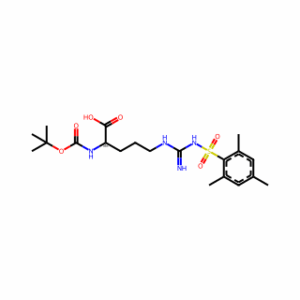 L-Ornithine, N2-[(1,1-dimethylethoxy)carbonyl]-N5-[imino[[(2,4,6-trimethylphenyl)sulfonyl]amino]methyl]-