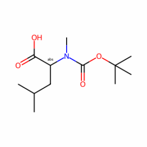 (R)-2-((tert-Butoxycarbonyl)(methyl)amino)-4-methylpentanoic acid