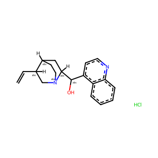 (S)-Quinolin-4-yl((1S,2R,4S,5R)-5-vinylquinuclidin-2-yl)methanol Xhydrochloride