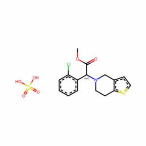 Methyl 2-(2-chlorophenyl)-2-(6,7-dihydro-4H-thieno[3,2-c]pyridin-5-yl)acetate hydrogen sulfate