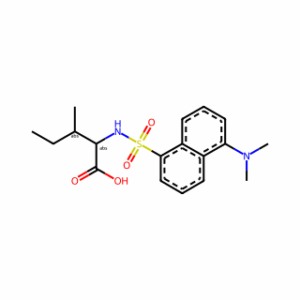 (2S,3S)-2-(5-(Dimethylamino)naphthalene-1-sulfonamido)-3-methylpentanoic acid