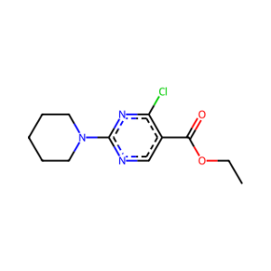 Ethyl 4-chloro-2-(piperidin-1-yl)pyrimidine-5-carboxylate