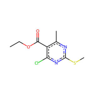 Ethyl 4-chloro-6-methyl-2-(methylthio)pyrimidine-5-carboxylate