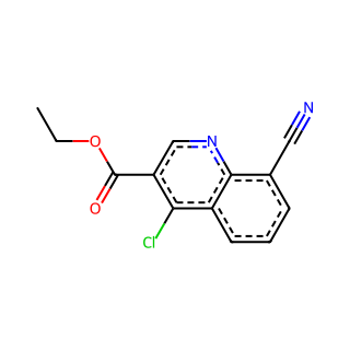 Ethyl 4-chloro-8-cyanoquinoline-3-carboxylate