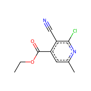 Ethyl-2-chloro-3-cyano-6-methylisonicotinate