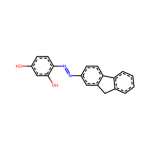 Fluorene-2-azo-2′,4′-dihydroxybenzene