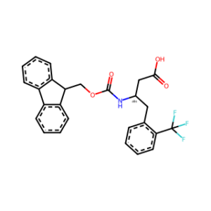(S)-3-((((9H-Fluoren-9-yl)methoxy)carbonyl)amino)-4-(2-(trifluoromethyl)phenyl)butanoic acid