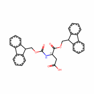 L-Aspartic acid, N-[(9H-fluoren-9-ylmethoxy)carbonyl]-, 1-(9H-fluoren-9-ylmethyl) ester