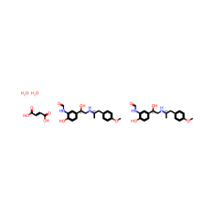 Formamide, N-[2-hydroxy-5-[(1R)-1-hydroxy-2-[[(1R)-2-(4-methoxyphenyl)-1-methylethyl]amino]ethyl]phenyl]-, rel-, (2E)-2-butenedioate (2:1), hydrate (1:2)