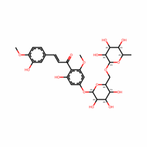 (2E)-1-[4-[[6-O-(6-Deoxy-α-L-mannopyranosyl)-β-D-glucopyranosyl]oxy]-2-hydroxy-6-methoxyphenyl]-3-(3-hydroxy-4-methoxyphenyl)-2-propen-1-one