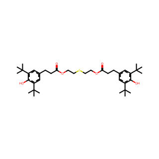Benzenepropanoic acid, 3,5-bis(1,1-dimethylethyl)-4-hydroxy-, 1,1′-(thiodi-2,1-ethanediyl) ester
