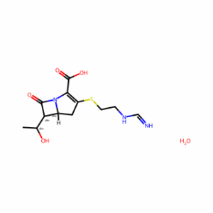 (5R,6S)-3-((2-Formimidamidoethyl)thio)-6-((R)-1-hydroxyethyl)-7-oxo-1-azabicyclo[3.2.0]hept-2-ene-2-carboxylic acid hydrate