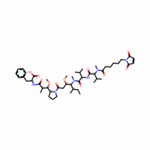 L-Phenylalanine, N-[6-(2,5-dihydro-2,5-dioxo-1H-pyrrol-1-yl)-1-oxohexyl]-N-methyl-L-valyl-L-valyl-(3R,4S,5S)-3-methoxy-5-methyl-4-(methylamino)heptanoyl-(αR,βR,2S)-β-methoxy-α-methyl-2-pyrrolidinepropanoyl-