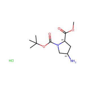 (2S,4S)-1-tert-Butyl 2-methyl 4-aminopyrrolidine-1,2-dicarboxylate hydrochloride