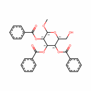 (2R,3R,4S,5R,6S)-2-(Hydroxymethyl)-6-methoxytetrahydro-2H-pyran-3,4,5-triyl tribenzoate