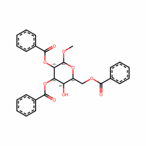 (2S,3R,4S,5S,6R)-6-((Benzoyloxy)methyl)-5-hydroxy-2-methoxytetrahydro-2H-pyran-3,4-diyl dibenzoate