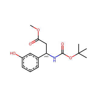 Methyl 3-(Boc-amino)-3-(3-hydroxyphenyl)propanoate