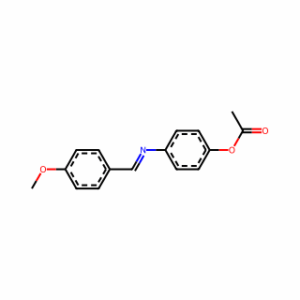 (E)-N-(4-methoxybenzylidene)-4-acetoxyaniline