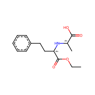 (S)-2-(((S)-1-Ethoxy-1-Oxo-4-Phenylbutan-2-Yl)Amino)Propanoic Acid