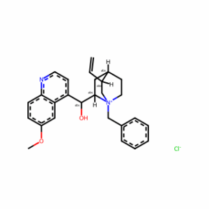 (2R,4S,5R)-1-Benzyl-2-((S)-hydroxy(6-methoxyquinolin-4-yl)methyl)-5-vinylquinuclidin-1-ium chloride