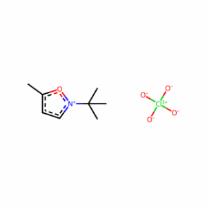 Isoxazolium, 2-(1,1-dimethylethyl)-5-methyl-, perchlorate (1:1)